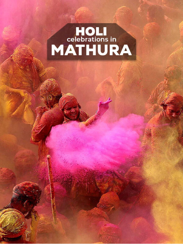 Holi celebrations in Mathura