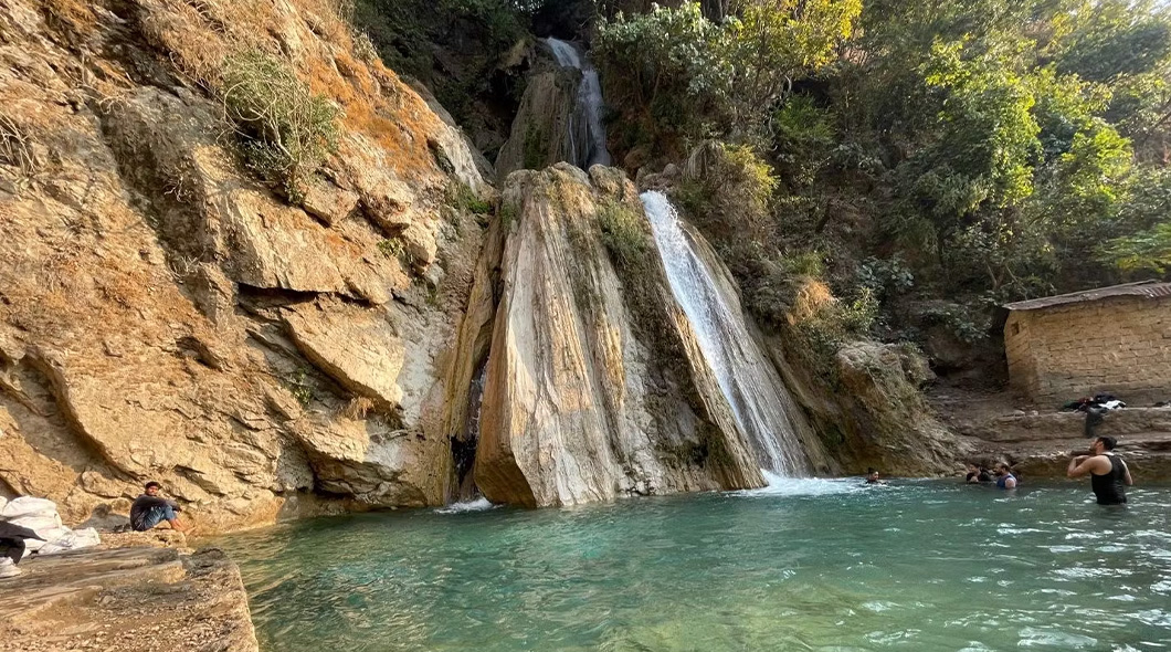 Waterfalls in Rishikesh